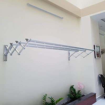 Giàn phơi thông minh gắn tường GT-01 Tay đôi