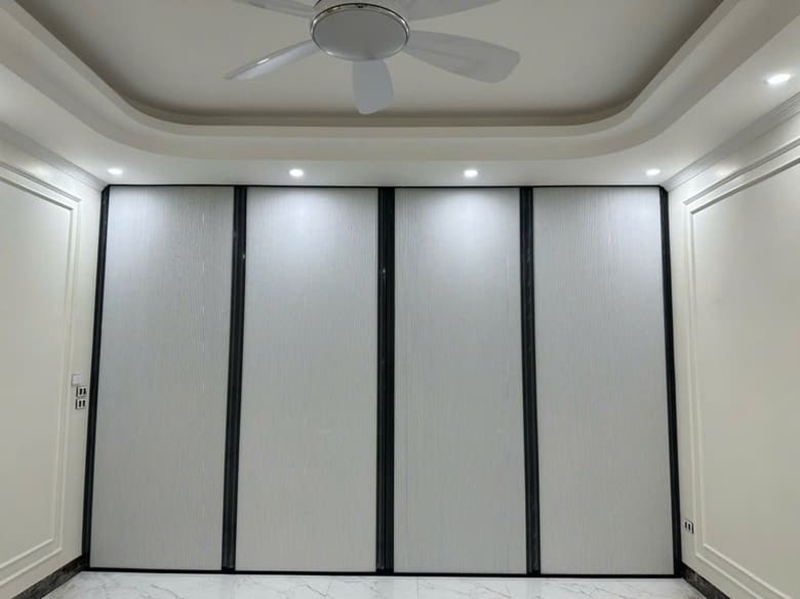 vách ngăn tổ ong phòng khách