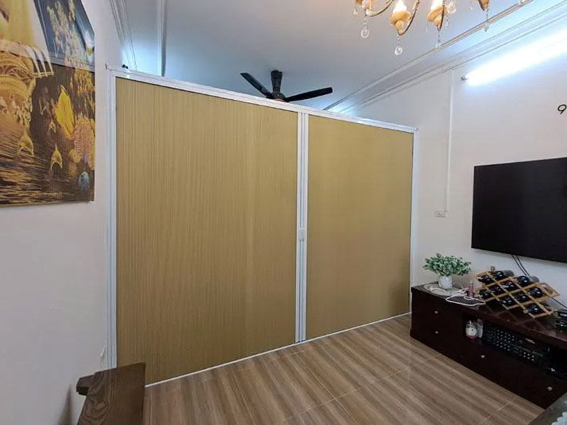 vách ngăn tổ ong phòng khách